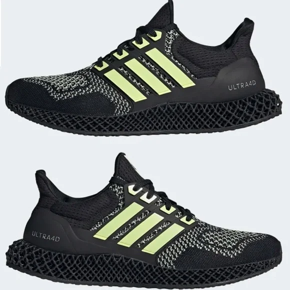 adidas Ultra 4D Black Almost Lime
